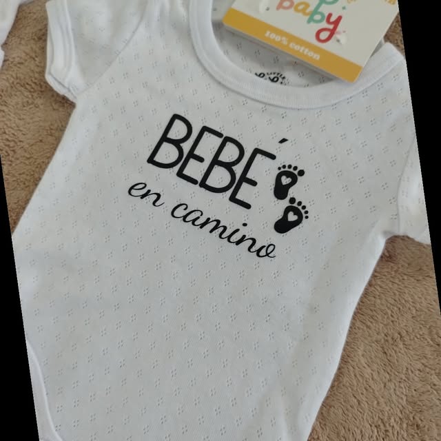 Prenda personalizada para bebé